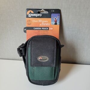 Lowepro Z10 Digital Camera Pouch Green/Black Rugged Case Vintage Great Shape